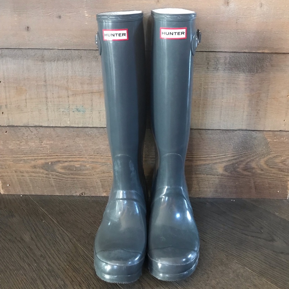 Hunter Original Gloss Wellies Tall Rainboots